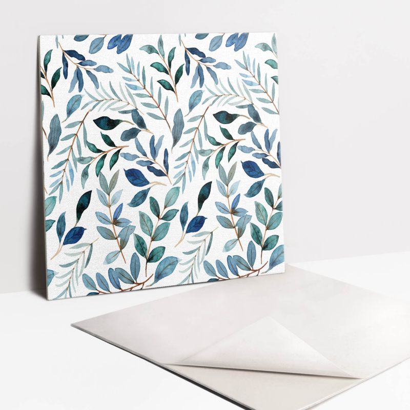 Kafelki samoprzylepne Tulup Gałązki i liście 30x30 cm 9 szt.