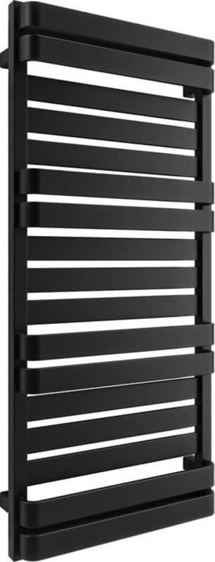 Grzejnik łazienkowy Terma Snap 110 x 50 cm czarny mat