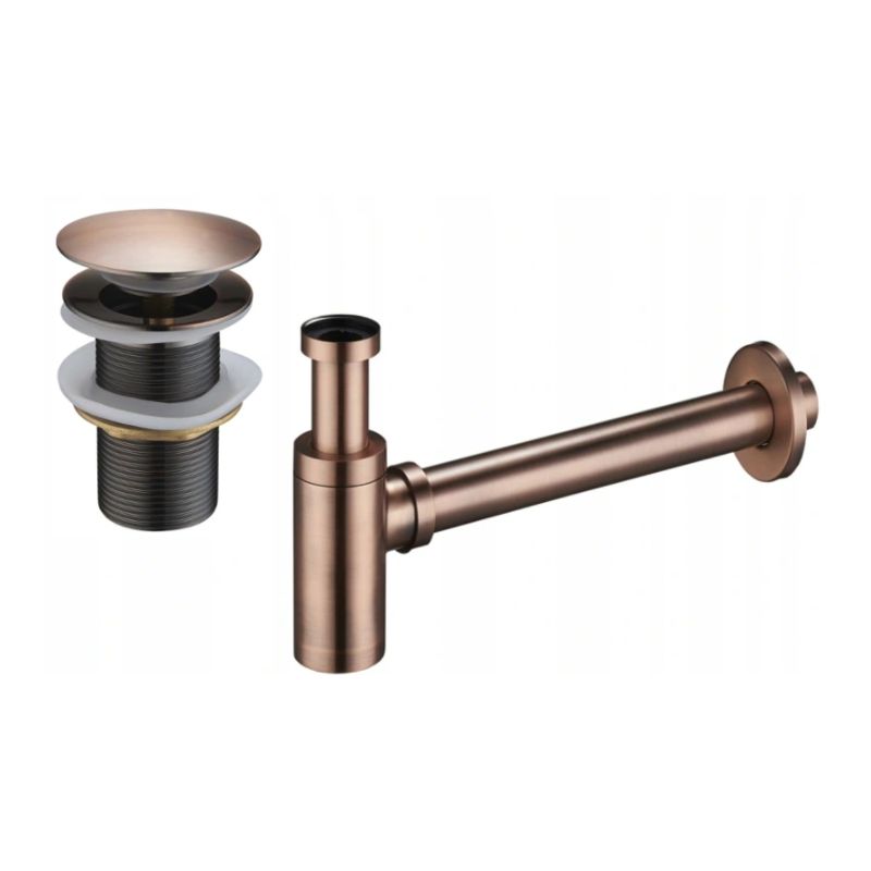 Syfon umywalkowy Mexen okrągły miedziany 1 szt.