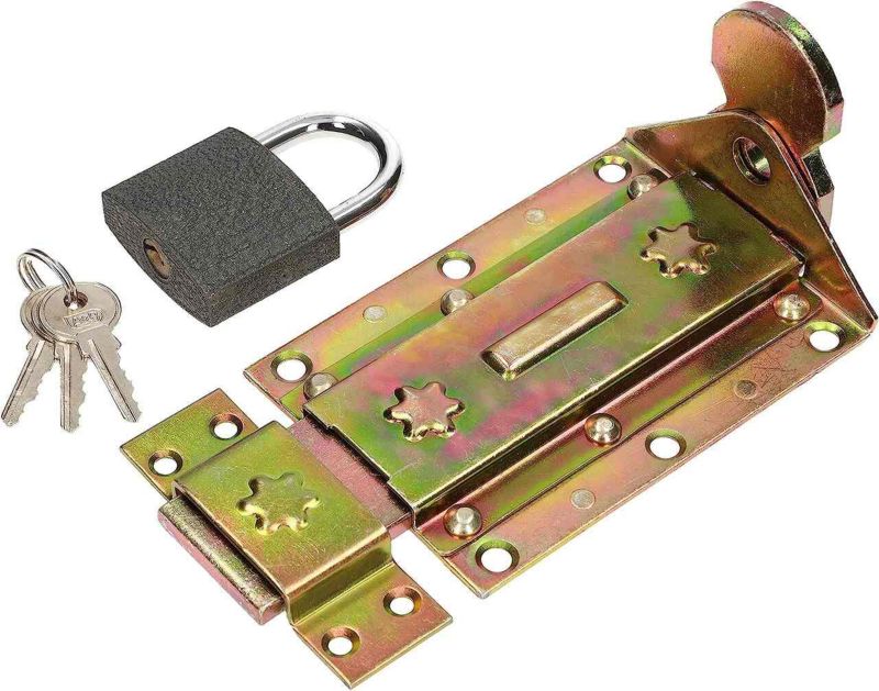 Zasuwa KOTARBAU 180 mm z kłódką 1 szt.