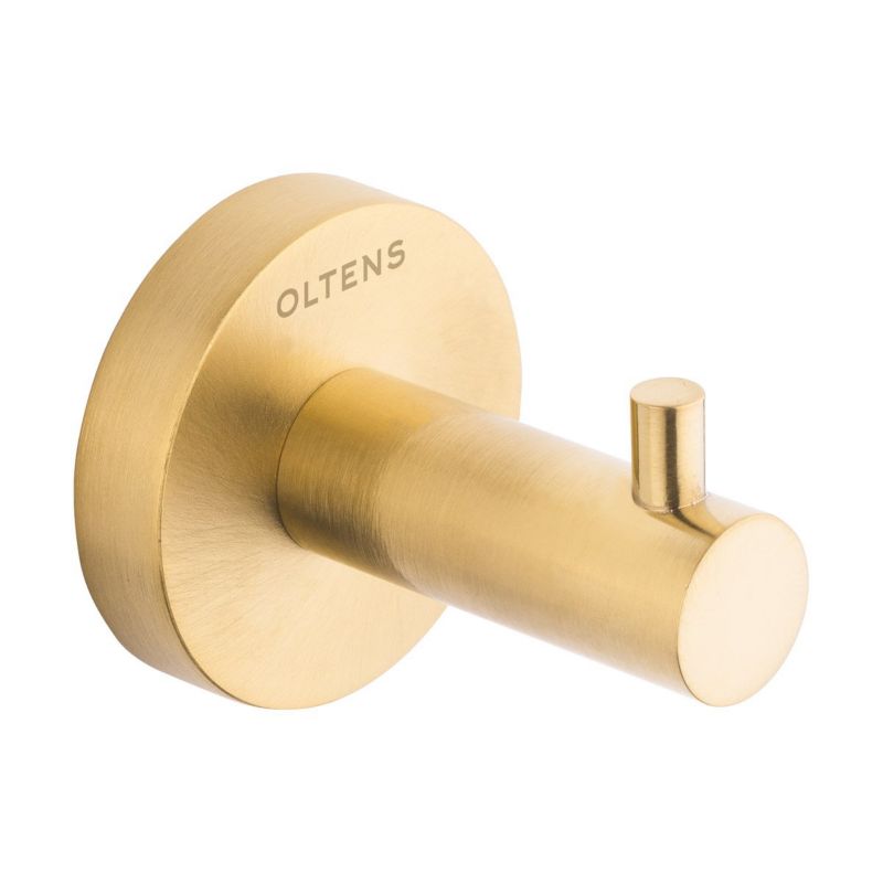 Wieszak na ręcznik Oltens Gulfoss złoto szczotkowane montaż ukryty 1 szt.