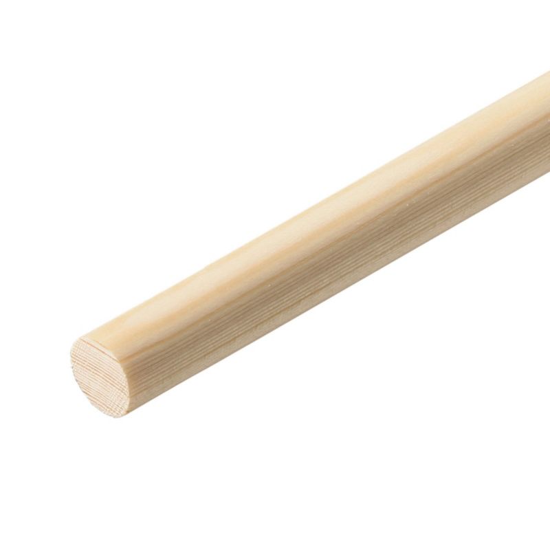 Wałek sosnowy bezsęczny 9 x 9 x 900 mm