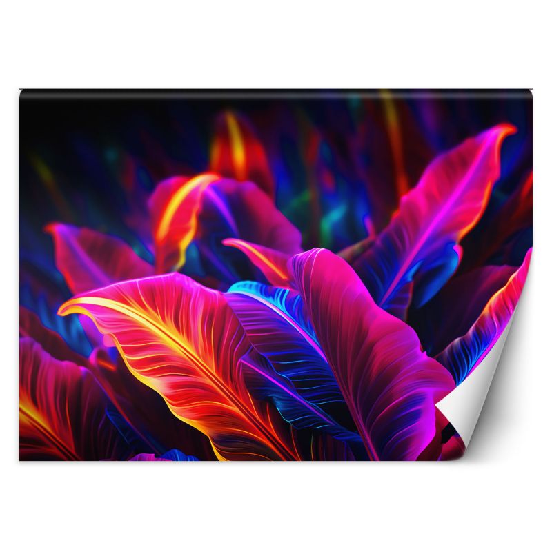 Fototapeta Feeby Neonowe liście 150x105 1 szt