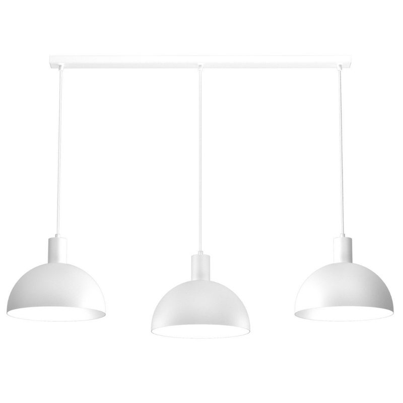 Lampa wisząca Luminex Handa biały matowy wym: 110 x 114 x 29 cm 3xE27 x 15W 1 szt.
