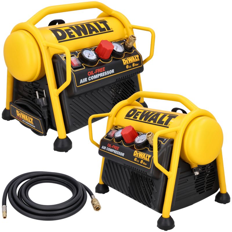 Kompresor DeWALT DPC6MRC bezolejowy 8bar 6l 77dB 1szt