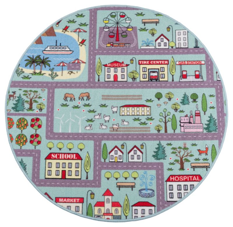 Dywan Multidecor Stella Ulice 120 cm koło morski 1 szt.