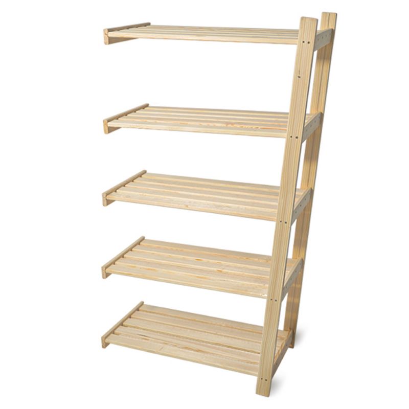 Regał Magazynowy Hurtownia-Mebli Półek 5 Dostawka 5 Półek 63cm Sosnowy Ciemny Sosnowy Ciemny 63x32x118 cm 1szt.