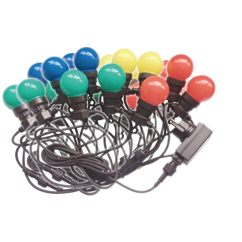 Girlanda ogrodowa V-TAC 70520 czana LED 10W RGB 600lm 20 punktów IP44 10 metrów - 1 szt.