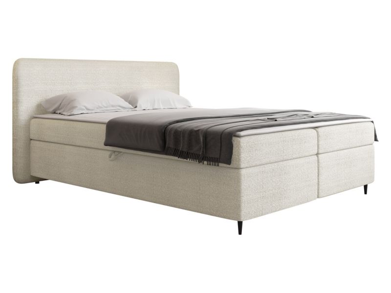 Łóżko kontynentalne MIRJAN 24 Boho II 160x200 ecru 1 szt.