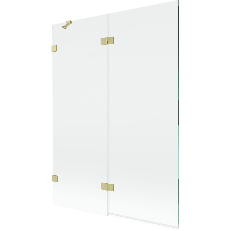 Parawan nawannowy Mexen Lunar złoty szczotkowany 130x150 cm 2-skrzydłowy 1 szt