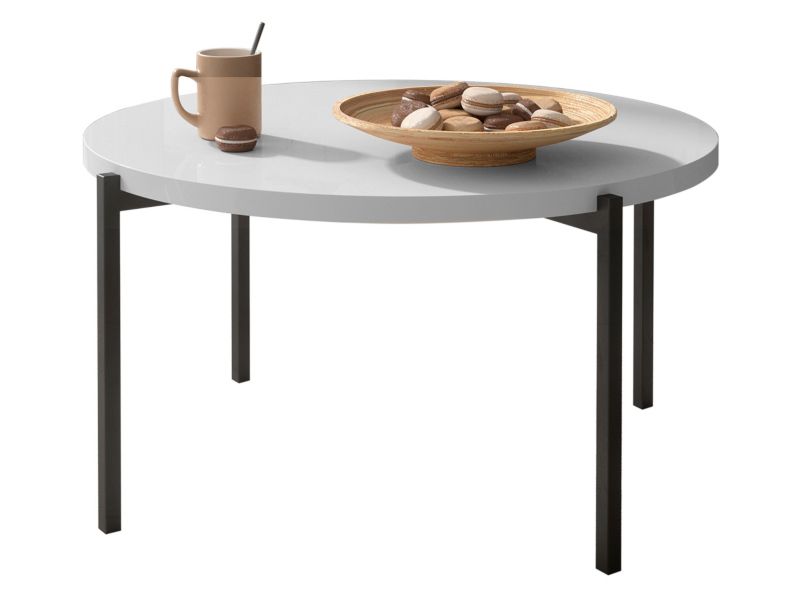 Stolik kawowy MIRJAN 24 Sigma A02 biały połysk 1 szt.