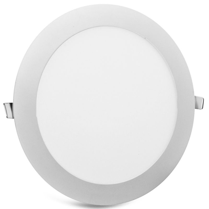 Oprawa sufitowa wpuszczana Polux Mars biała LED 18W 3000K 1050lm IP20 wym: 3,5 x 22,5 x 22,5 cm okrągła - 1 szt.