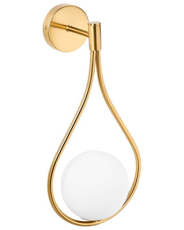 Lampa ścienna Auroue Metal Złoty 1 szt.