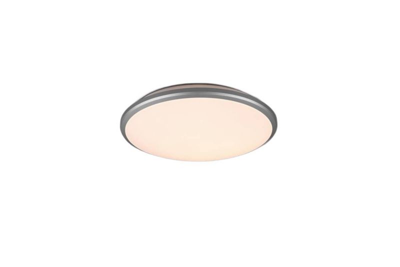 Plafon RL Limbus srebrno-biały LED 20W 3000K 2300 lm IP20 wym: 6,5 x 34,7 x 34,7 cm tworzywo sztuczne - 1 szt.