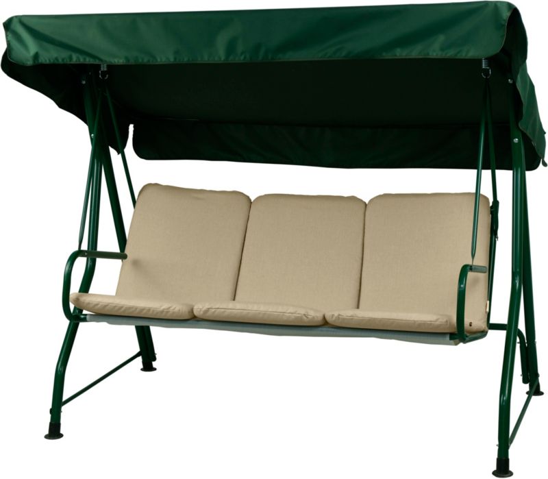 Poduszka na huśtawkę ogrodową AMPO 150 cm beżowy 1 szt.