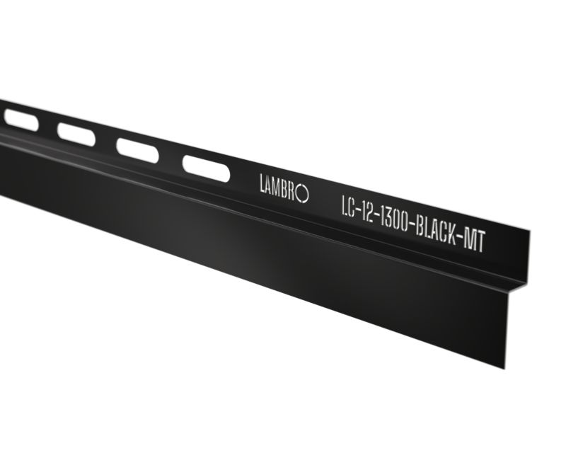 Listwa brodzikowa czołowa Lambro czarny mat ral 130 cm 1 szt.