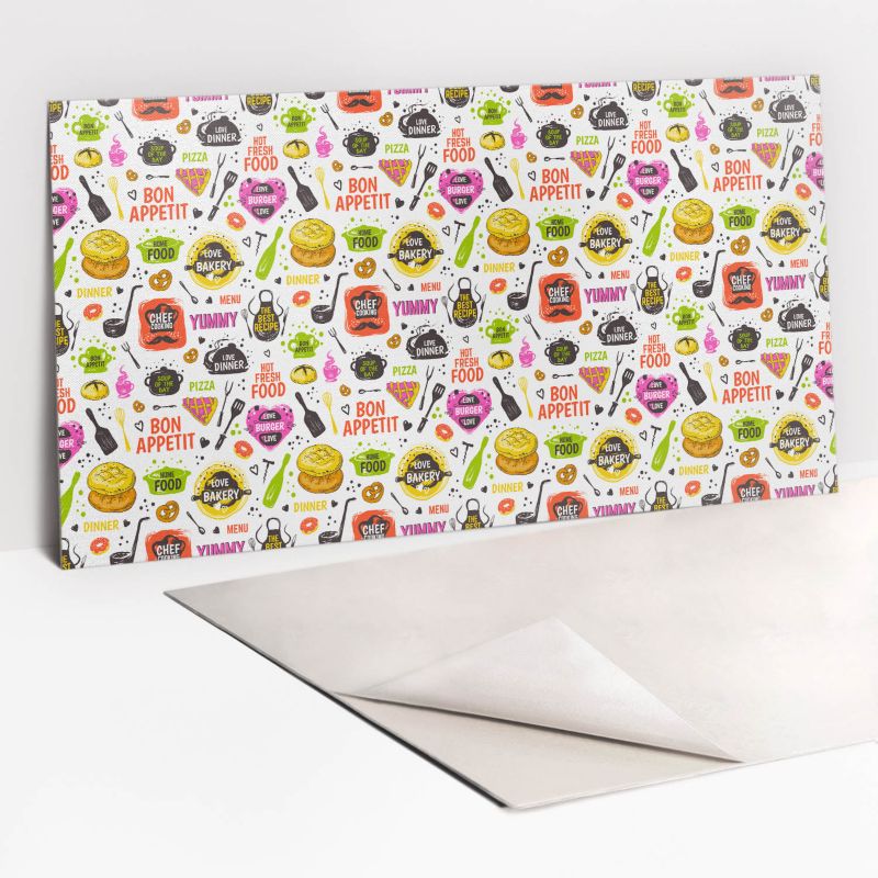 Panel samoprzylepny Tulup 100x50 cm Motyw bon appetit 1 szt. III