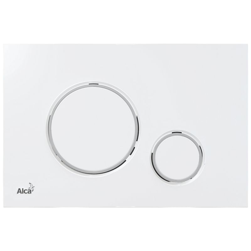 Przycisk Alcadrain sterujący do systemów podtynkowych THIN biały połysk 1 szt.