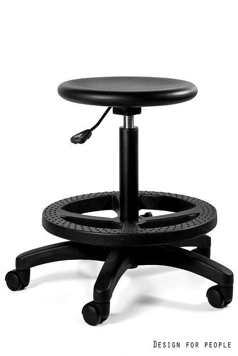 Taboret Unique ERIZO czarny 1 szt