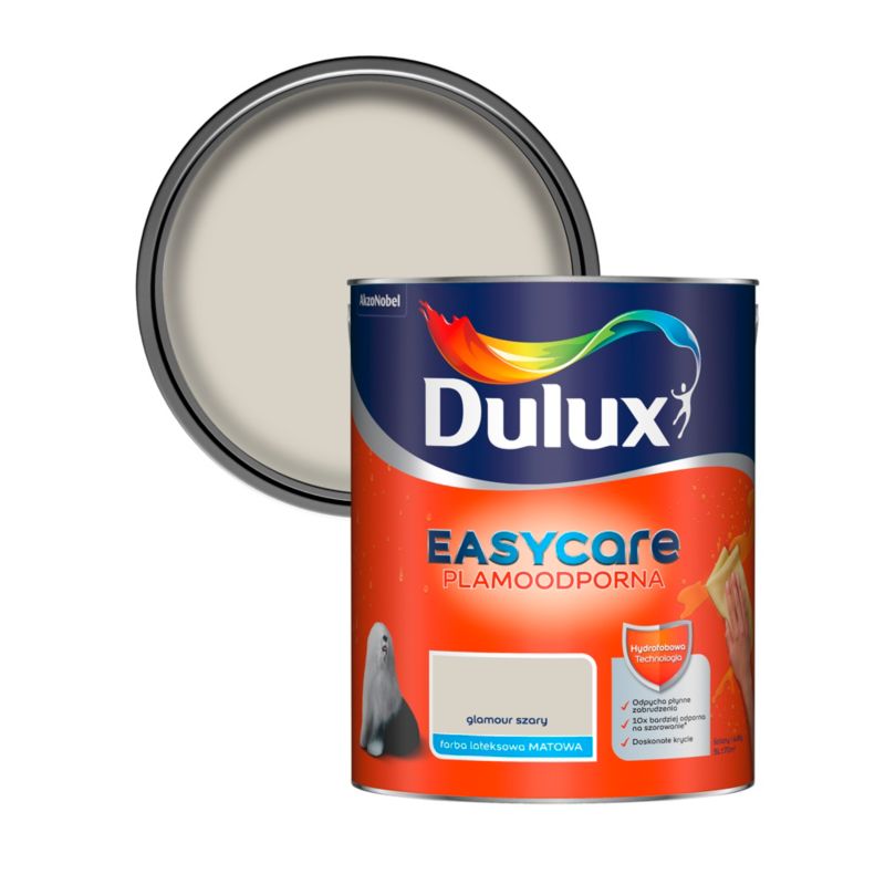 Farba Dulux EasyCare glamour szary 5 l