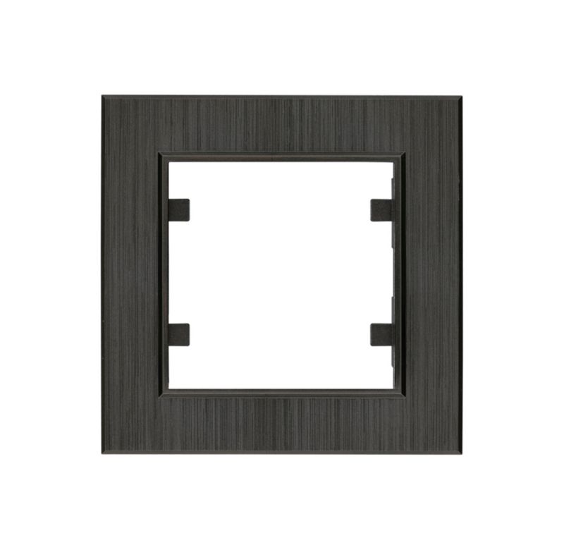 Ramka pojedyncza Makel Karea stalowa ryflowana