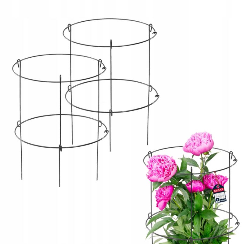 Podpora Ogrodowa KADAX 60cm Do Roślin Obejma 2szt