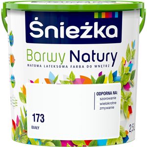 Farba Śnieżka Barwy Natury biały 2,5 l