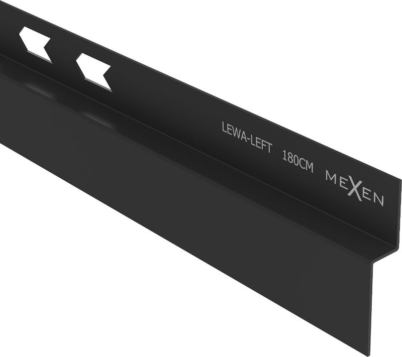Listwa spadkowa Mexen Line-B czarna 180 cm 1 szt.