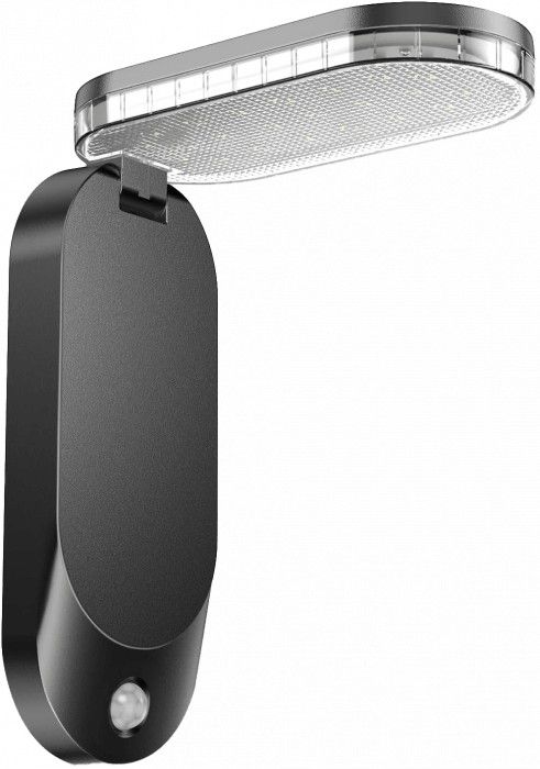 Kinkiet solarny z czujnikiem Ecolight Kinkiety Solarne czarno LED 4000K 10/120/560lm IP65 wym: 22,5 x 6 x 19 cm - 1 szt.