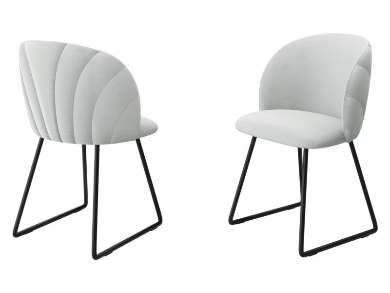 Krzesło MIRJAN 24 tapicerowane K99 M platynowy szary 1 szt.