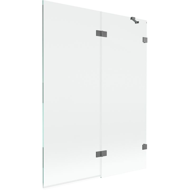 Parawan nawannowy Mexen Lunar gun metal 130 x 150 cm dwuskrzydłowy 1 szt