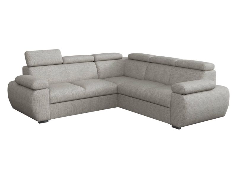 Narożnik MIRJAN 24 nowoczesny Boston Maxi 2rR2P jasnoszara plecionka 1 szt.