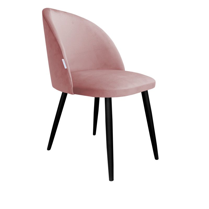 Krzesło Atos CLAUDINE 1 VELVET różowe 1 szt