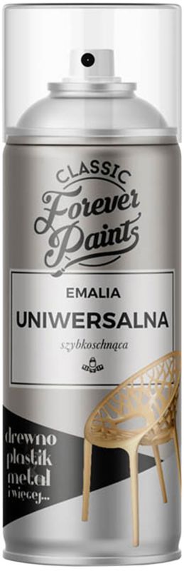 Emalia uniwersalna szybkoschnąca Forever Paints 400 ml bezbarwna połysk
