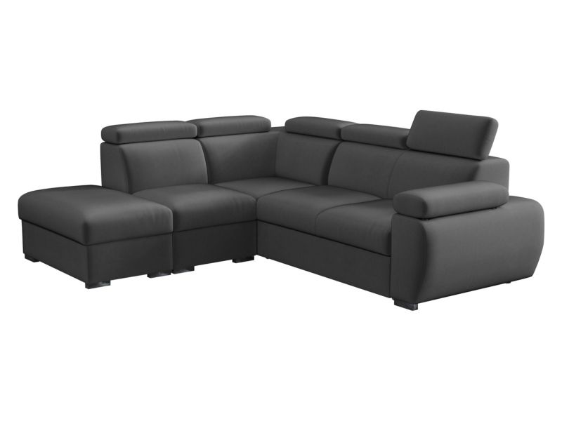 Narożnik MIRJAN 24 Boston lewy R+1P(65)+2R stalowy szary 1 szt.