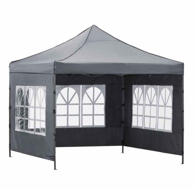 Pawilon handlowy Springod 3x3 m z pokrowcem ciemnoszary 1 szt.