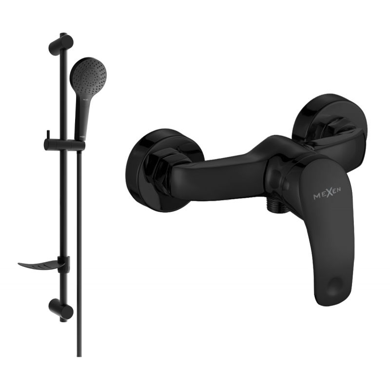 Bateria prysznicowa Mexen Fabia czarna 74654DF05-70 1 szt.