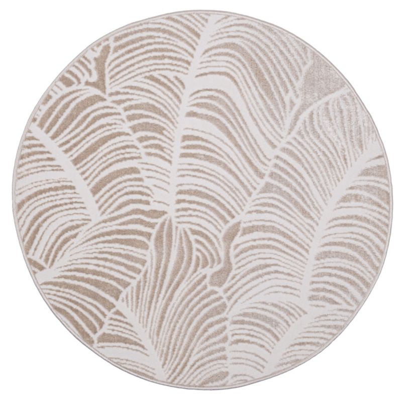 Dywan Multidecor Salamanca 100 cm koło liście beżowy 1 szt.