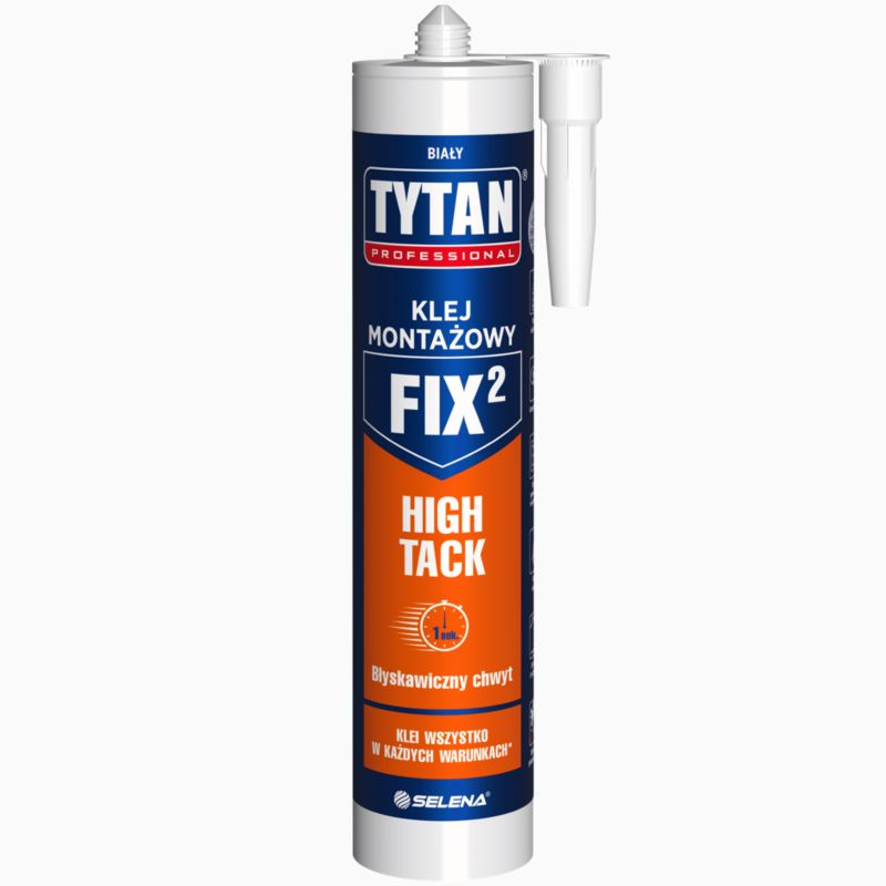 Klej montażowy Tytan Fix 2 High Tack 290 ml biały