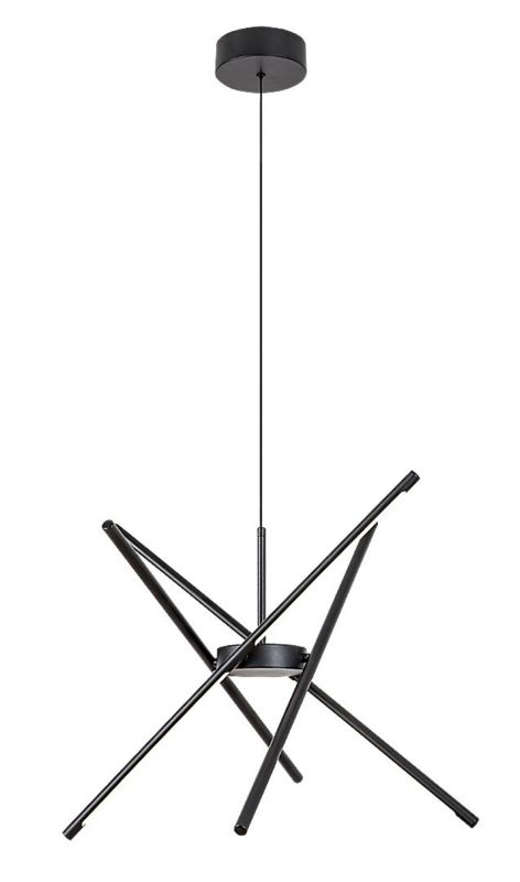 Lampa wisząca Rabalux Henli2 3385 czarno-biała designerska wbudowany LED 40W 1 szt.