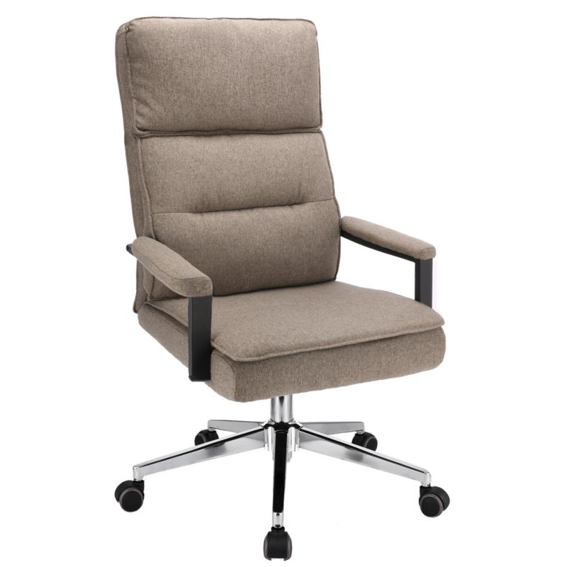 Fotel biurowy ergonomiczny JUMI do biurka obrotowy SEGO brązowy 1 szt.