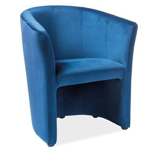 Fotel Signal TM-1 VELVET granatowy 1 szt