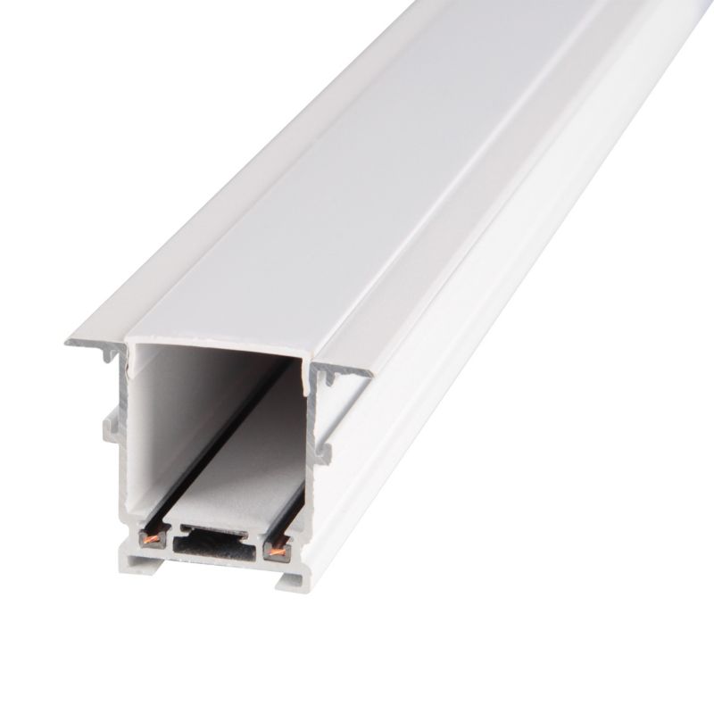 Szynoprzewód MasterLED Luxo 48V podtynk 1m biały ze środkiem 1 szt.