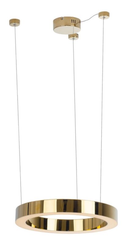 Lampa wisząca Maxlight Luxury 0146 złota ring wbudowany LED 25W 1 szt.