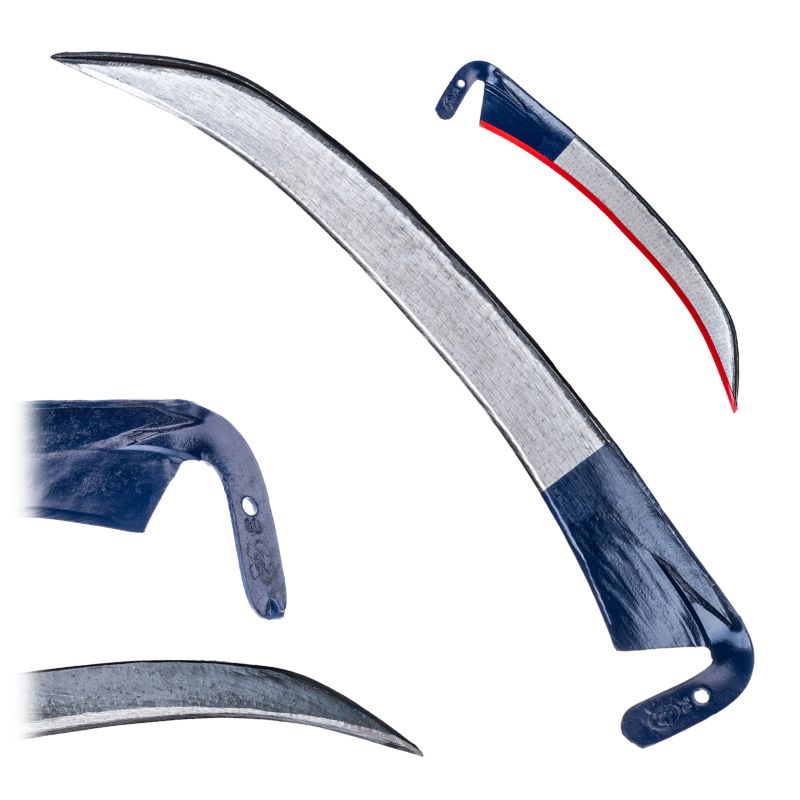 Kosa KADAX Ręczna Kuta Ostrzona Trawy metalowa 70cm Solidna mocna Ogrodowa Leśna 1szt.