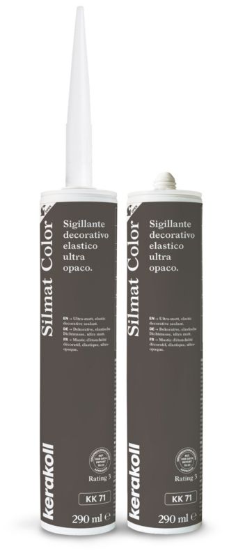 Silikon sanitarny Kerakoll Silmat KK71 ciepły antracytowy 290 ml