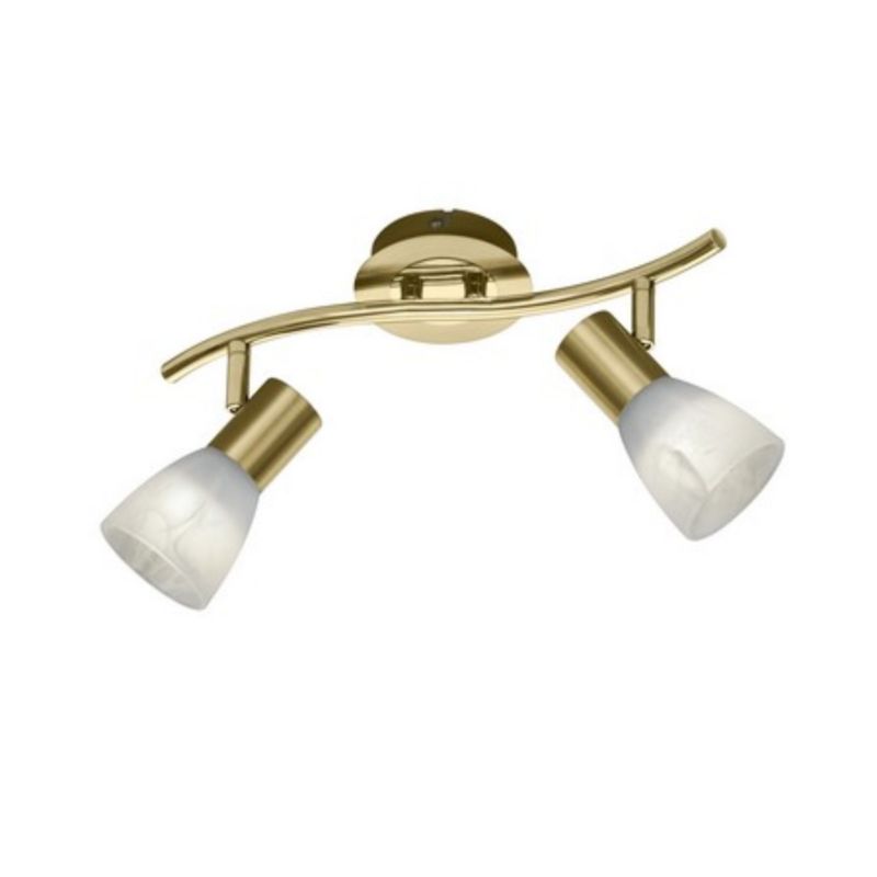 Lampa wisząca Trio Levisto złoto-biała wym: 19 x 33 x 10 cm 2xE14 x 1 szt.