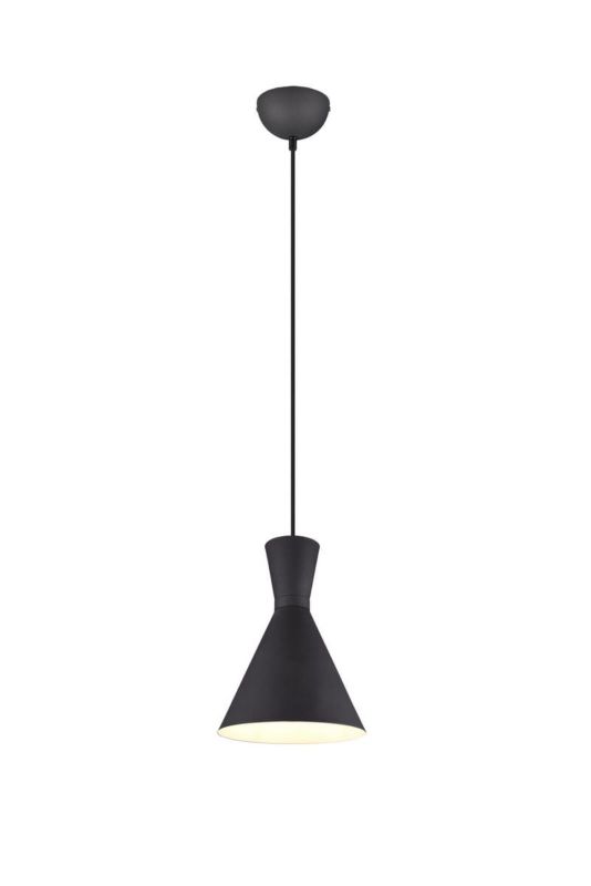 Lampa sufitowa wisząca RL Enzo czarna wym: 150 x 20 x 20 cm 1xE27 x 1 szt.
