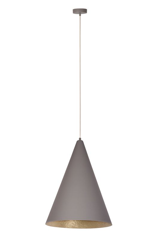 Lampa wisząca Sigma Lighting Vesuvio 9341 taupo-złota nowoczesna 1xE27 x 1 szt.