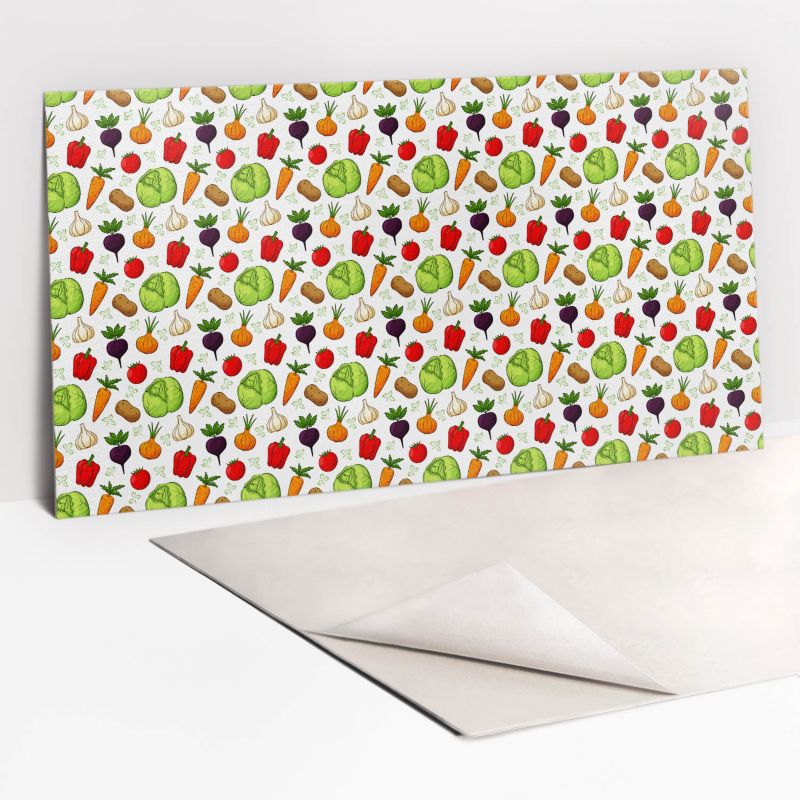 Panel samoprzylepny Tulup 100x50 cm Warzywa i owoce 1 szt. II